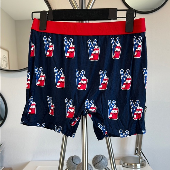 Saxx Blue and Red Underwear - Picture 3 of 4